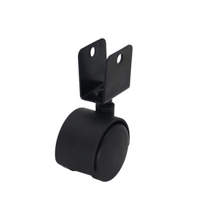 Shengyuan Swivel Caster 1.5 Inch Polyurethane With Brake Plate Mount For Furniture - Product Image 4