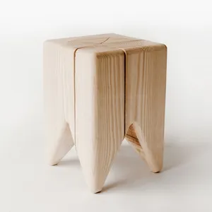 नई OEM डिजाइनर बेचा लकड़ी बार दस्त आधुनिक लकड़ी फैंसी मल