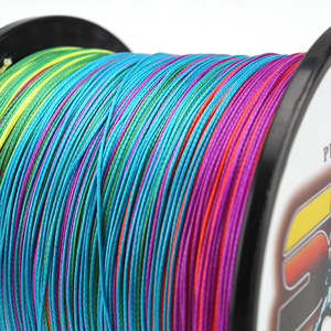 Línea de pesca trenzada Aohu Dyneema de 500m, 8 hebras, línea de PE de alta resistencia para cañas de pesca marina - Product Image 1