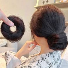 Marrone X 3 up stile basso bruciare Gibchang Band per lo Styling di capelli accessori per capelli in rilievo - Product Image 1