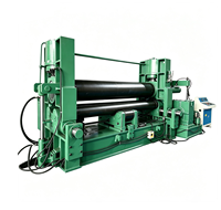 Machine à cintrer les tôles hydraulique à 3 rouleaux W11S-12x2000 avec fonction de pré-cintrage pour réservoirs et récipients sous pression