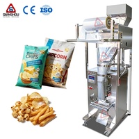 Machine d'emballage à double décharge pour frites de pommes de terre et chips de banane, capacités 50g, 100g, 500g, pour petites entreprises
