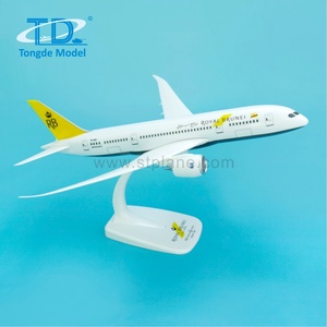 Royal Brunei งานฝีมือเครื่องบินพลาสติก28ซม. เป็นของชำร่วยเป็น1/200 <span class=keywords><strong>B787</strong></span> - Product Image 2