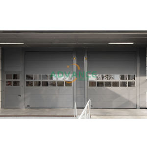 Porte de <span class=keywords><strong>garage</strong></span> industrielle à levage rapide, porte sectionnelle industrielle, porte à perspective standard, vente en gros d'usine - Product Image 2