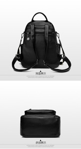 New Arrivals High Quality PU <b>Leather</b> <b>Backpack</b> Women Fashion School Bags Teenager Girls <b>Large</b> Capacity Casual Ladies <b>Backpacks</b> - Product Image 5