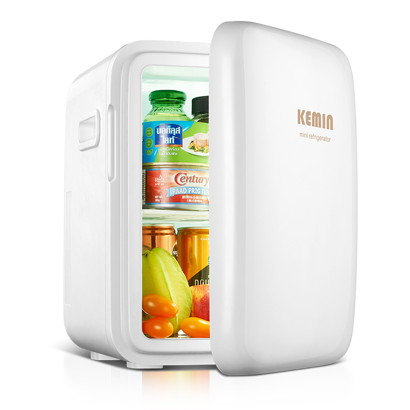 Холодильник Kemin для ухода за кожей, 10 л, 12 В постоянного тока, 110 В переменного тока, 220 В, портативный автомобильный холодильник, мини-холодильник для косметики