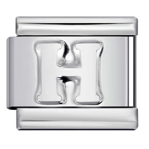Dijes de Letras de Acero de Titanio, 26 Letras del Alfabeto Inglés, Accesorios Modulares para Pulseras DIY, Joyería Unisex para Regalo - Product Image 2