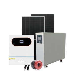 ระบบจัดเก็บพลังงานแสงอาทิตย์แบบไฮบริดครบชุด 10KW 15KW ระบบพลังงานแสงอาทิตย์แบบไฮบริดออฟกริดสำหรับบ้าน - Product Image 6