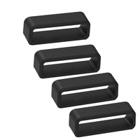 Bracelet en caoutchouc pour montre, personnalisé, lot de 20 pièces, boucle de montre, Silicone, anneau de support