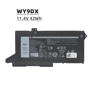 بطارية حاسوب محمول جديدة وأصلية طراز WY9DX بقدرة 11.4 فولت 42 واط/ساعة لأجهزة Dell Latitude 5420 5520 Precision 15 3560 RJ40G 01K2CF 075X16