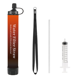 فلاتر مياه خفيفة الوزن على شكل زجاجات مثالية للتحضير وفلترة المياه في حالات الطوارئ وانقطاع التيار الكهربائي والكوارث - Product Image 4