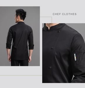 Elegante Chaqueta de <span class=keywords><strong>Chef</strong></span> Cruzada - Transpirable y Profesional para Chefs Maestros - Product Image 6