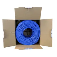 OEM PRICE CAT6 CABLE 23AWG 0.56MM 4PR 1000FT 305M CCA UTP LAN CABLE CAT 6