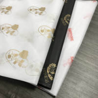Papier d'emballage alimentaire en papier ciré anti-graisse imprimé avec logo personnalisé, papier d'emballage pour chocolat