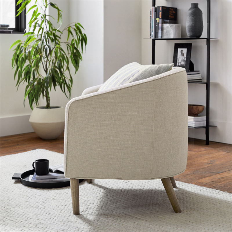 Luxury  Design Leisure Recliner Sofa Chair Living Room Furniture Modern Fabric Armchair Office Chair