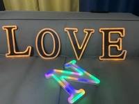 Mariage romantique nom personnalisé amour verre LED néon lettres