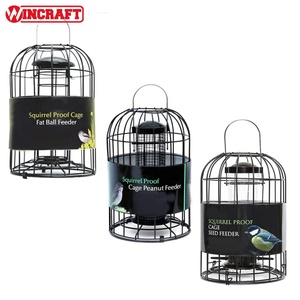 Eekhoorn Proof Opknoping Vogel Feeders Kooi Noot Zaad Vet Bal Feeder Outdoor Wilde Vogel Voeder Set Van 3 - Product Image 3