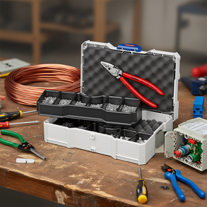 Knipex <b>Cable</b> Lug Assortment 10 Pieces For <b>Socket</b> Terminals Wire Crimping Kit - Product Image 3