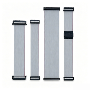 Câble FFC PTFE gris en cuivre étamé 2,54 mm pour connexion de signal, connecteur à sertir 8/10/20 broches pour LED, publicité, LCD, JTAG, IDC, automobile - Product Image 1