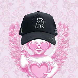 Gorras de visera curva de gamuza desgastada con bordado 3D de alta calidad, logotipo personalizado, snapback, para streetwear, hombres y mujeres - Product Image 5
