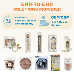 Campione gratuito più recente Logo personalizzato per bambini Boilable eco-friendly per alimenti in morbido lattice naturale ciuccio per bambini - Product Image 6