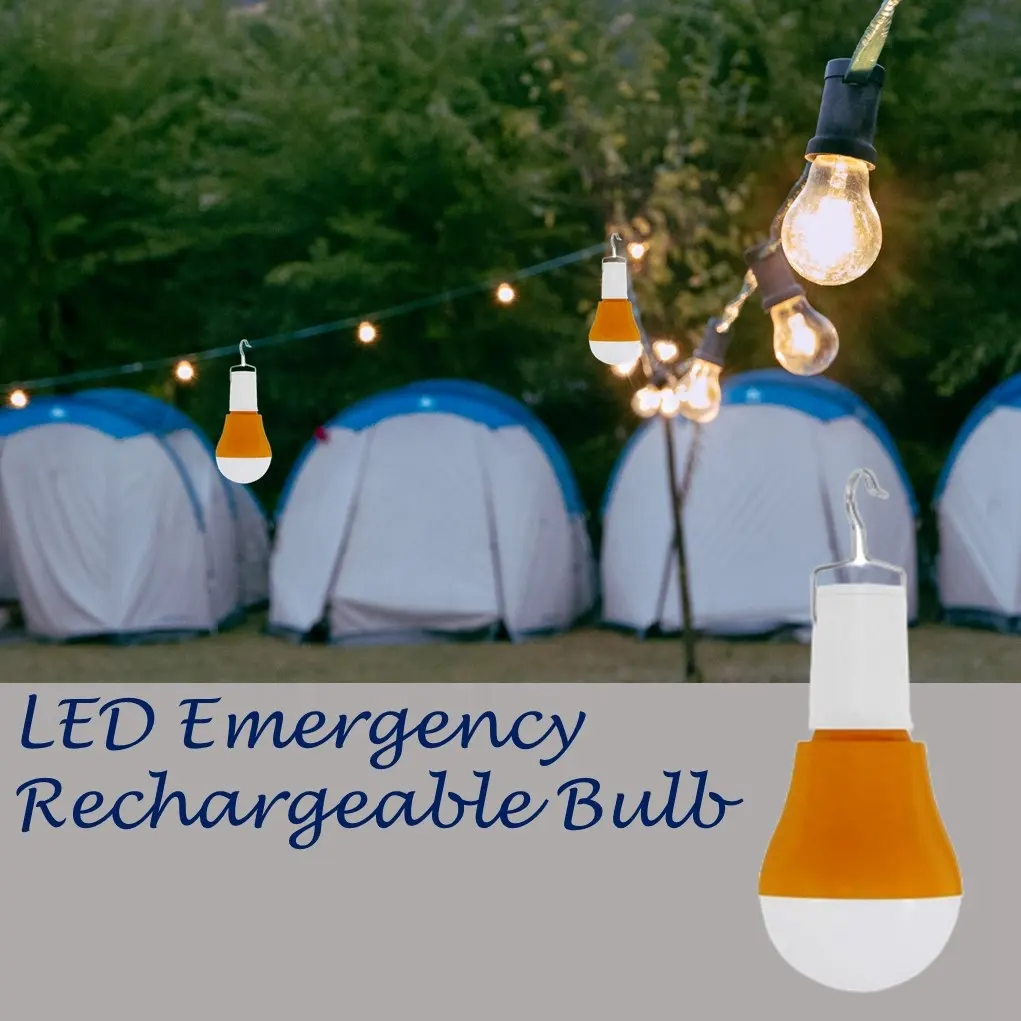 USB Port Rechargeable LED Bulb LED Emergency Bulb Not E27 B22 7W Bulb Long Emergency Time