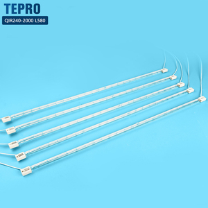 2450K 1000W 1500W 2000W 2500W Transparencia Cristal de cuarzo Lámpara de calefacción halógena infrarroja impermeable para calefacción de aire - Product Image 3