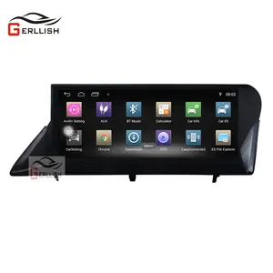 Navigasi GPS Multimedia Mobil Android 10.25 Inci, Pemutar Video DVD Multimedia Mobil Stereo untuk Lexus RX RX270 RX300 RX350 RX350H RX450 2009-2014 RHD