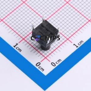 GT-TC116B-H090-L1 Tactile Switch Through hole Component (THT) Switch Single Pole Single Throw Round Button 2.5N Through Hole - Product Image 2