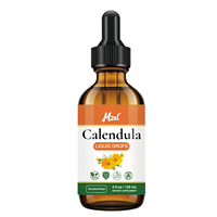 Extrait de Calendula Naturel en Gouttes Liquides – Soutient la Santé de la Peau et le Système Immunitaire – Teinture Végétale