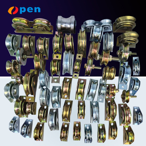 Thép ròng rọc Y/V/U rãnh trượt cổng bánh xe hỗ trợ nhiệm vụ nặng nề trượt cổng Con lăn kẽm mạ kẽm cổng bánh xe - Product Image 1