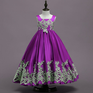 <span class=keywords><strong>Vestido</strong></span> <span class=keywords><strong>de</strong></span> <span class=keywords><strong>Fiesta</strong></span> <span class=keywords><strong>de</strong></span> Princesa sin Mangas con Bordado <span class=keywords><strong>para</strong></span> Niñas <span class=keywords><strong>de</strong></span> 5 a 15 Años - Product Image 6
