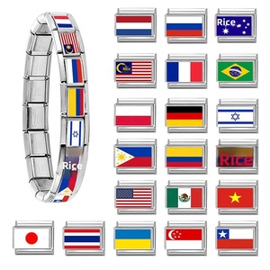 Pulsera cristiana modular DIY de acero inoxidable galvanizado, estilo italiano, multifuncional, superventas transfronteriza en países de la UE - Product Image 2