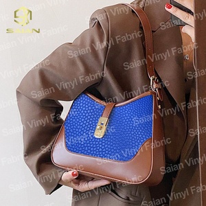 ม้วนหนังเทียมสำหรับทำกระเป๋า DIY ลูกบอลยางมันวาวขนาดเล็กลายคาเวียร์แบบคลาสสิกขนาด0.8มม. มีพื้นผิวเป็นเม็ด - Product Image 5