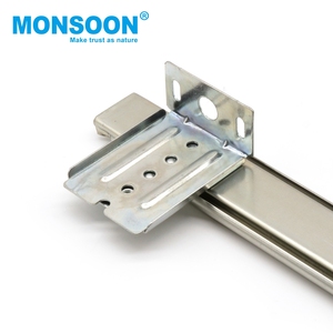 Glissière de tiroir pour clavier de bureau, robuste, à double pliage, 35 mm, à montage latéral, extension 3/4, avec roulement à billes pour meuble de cuisine - Product Image 5