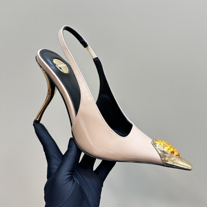Chaussures à talons hauts pour femmes, version haut de gamme avec empeigne en cuir véritable et semelle extérieure en PU, fabriquées en Chine - Product Image 1