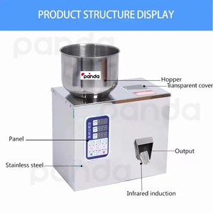 Nhỏ liều rung quy mô trọng lượng làm đầy hạt nhỏ trà gia vị bột máy đóng gói - Product Image 2