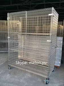 Carrinho de Armazenamento Dobrável de Alta Qualidade Huidu com Capacidade de 900L, Fechável, Resistente à Corrosão, em Malha de Aço - Product Image 5