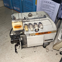 Machine à coudre à plat Sirubas 747F de haute qualité, marque Guangdong, usage domestique, moteur 4500 points/min, épaisseur 13 mm, occasion
