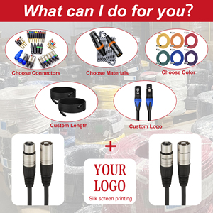 Cable de Audio Coaxial Estéreo <span class=keywords><strong>HiFi</strong></span> de 1.5m 3m, Doble RCA a 3 Pines, 2 XLR Macho a Macho para Altavoz HDTV, Tarjeta de Sonido - Product Image 6