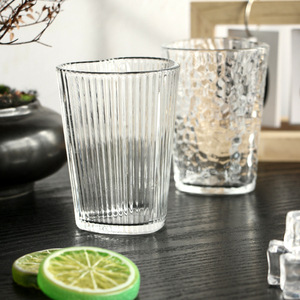 Tasse en verre forme de coeur ins style sans plomb pinte verre tasse ensemble maison jus lait thé tasse bar restaurant - Product Image 1