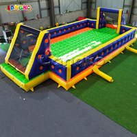Terrain de football gonflable pour jeux aquatiques, pour enfants et adultes