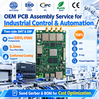 Module de connexion de données haute fréquence PCBA BOM Gerber, fabrication de PCBA pour contrôle industriel, assemblage SMT BGA, IPC-A-610 ISO9001