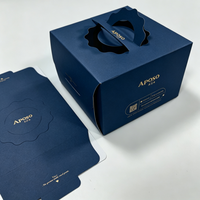 Boîte cadeau haut de gamme avec effet dorure à chaud, emballage en carton doré, impression couleur UV pour pâtisserie, boîte en papier de qualité alimentaire