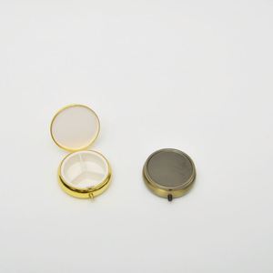 Novelty Design Mini Easy Carry Lowest Price Metal Pill Box With <b>Mirror</b> - Product Image 4