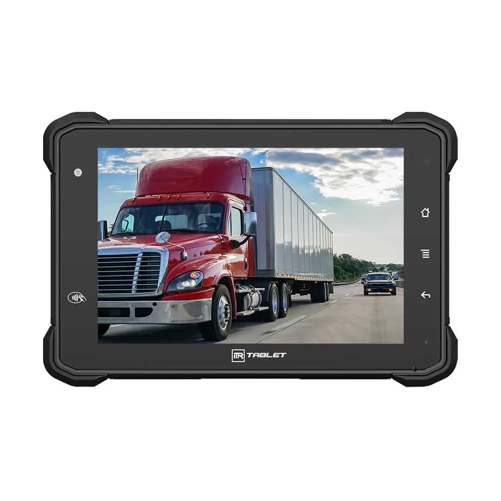 7 inch Vehicle Android Tablet 4-CH AHD Camera Recording AI DMS and ADAS Rugged Tablet with 4G GPS NFC Camera