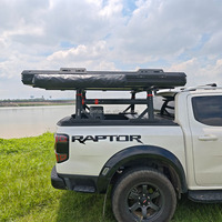 Tente de douche latérale pour voiture, imperméable, à coque rigide, pour toilettes et vestiaire montés sur véhicule, 4 saisons, pour le camping et les voyages tout-terrain