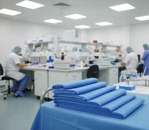 Tela no tejida SSMS premium que ofrece una protección de barrera de filtración superior y transpirabilidad para uso médico e industrial a nivel global. - Product Image 2