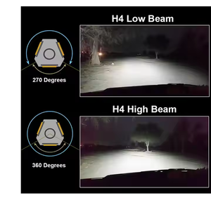 Feux de route LED R11 super lumineux 120W 10000 Lumens 6000K pour H3/H4/H7/H11/9005/9006, éclairage automobile universel - Product Image 3