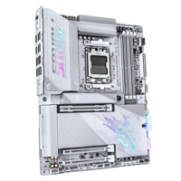 Motherboard Esports Ice X870E AORUS PRO X3D ICE WIFI7 DDR5 Mendukung CPU AMD AM5 9700X 9950X 9900X 9600X